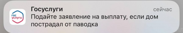 Госуслуги уведомляют зауральцев о выплате пособий пострадавшим в ЧС Госуслуги уведомляют зауральцев о выплате пособий пострадавшим в ЧС