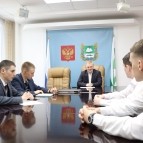 
											Заместитель губернатора Сергей Гаврин встретился со студентами, которые проходят стажировку в органах исполнительной власти									