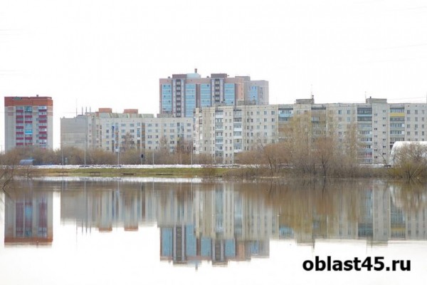 Река Тобол в районе Кургана опустилась до 837 сантиметров