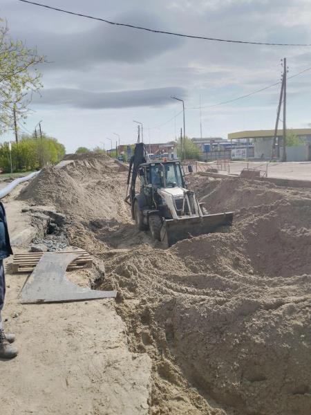 В Кургане ремонт ветхих сетей по Дзержинского близится к концу