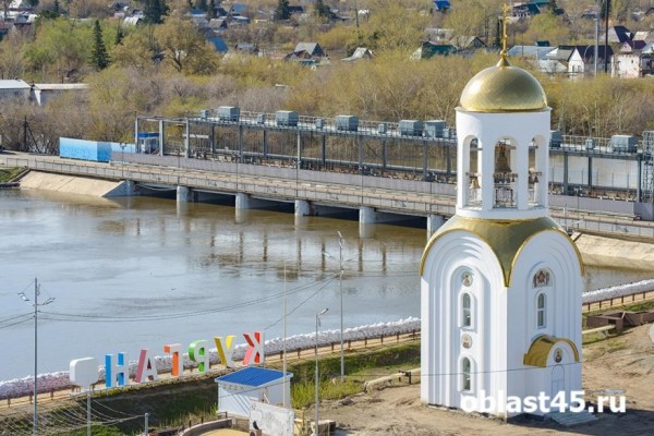 В Кургане уровень реки Тобол составляет 736 сантиметров