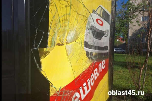 В Кургане вандалы разбили два информационных щита В Кургане вандалы разбили два информационных щита