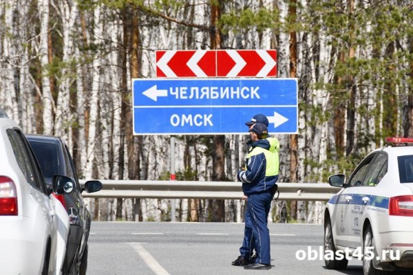 В Кургане у пунктов весового контроля дежурят наряды ДПС