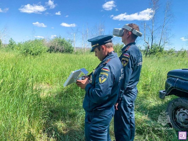 В Зауралье тело рыбака нашли с помощью беспилотников