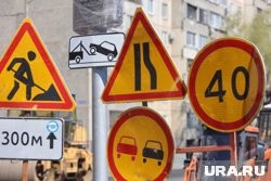 В центре Кургана до середины августа закрыли проезд по Кирова. Фото