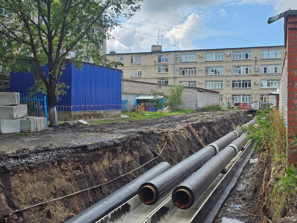 Второй участок тепломагистрали «Юг» в Кургане готов на 17% Второй участок тепломагистрали «Юг» в Кургане готов на 17%