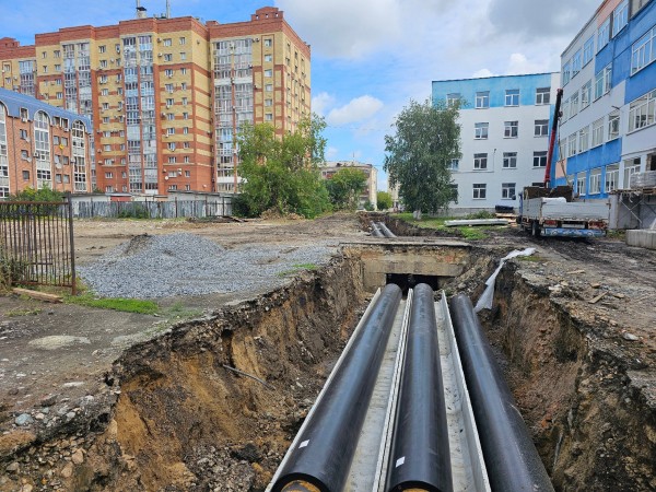 Второй участок тепломагистрали «Юг» в Кургане готов на 17% Второй участок тепломагистрали «Юг» в Кургане готов на 17%