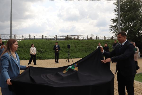 В День города в Кургане открыли мини-версию Царёва городища