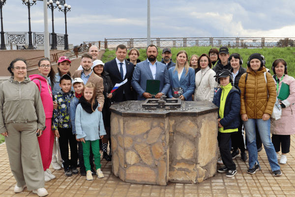 В День города в Кургане открыли мини-версию Царёва городища