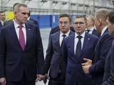 
											Губернатор Вадим Шумков вместе c полпредом Владимиром Якушевым и губернаторами Тюменской области и ХМАО-Югры осмотрели новые производства Курганского индустриального парка									