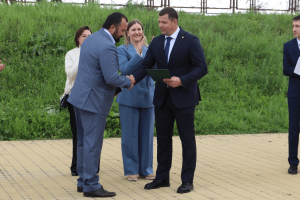 В День города в Кургане открыли мини-версию Царёва городища