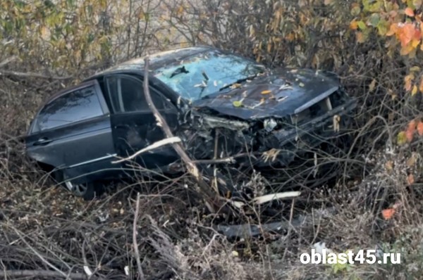 &laquo;Утро не задалось&raquo;: курганский водитель отправил чужую иномарку в кювет