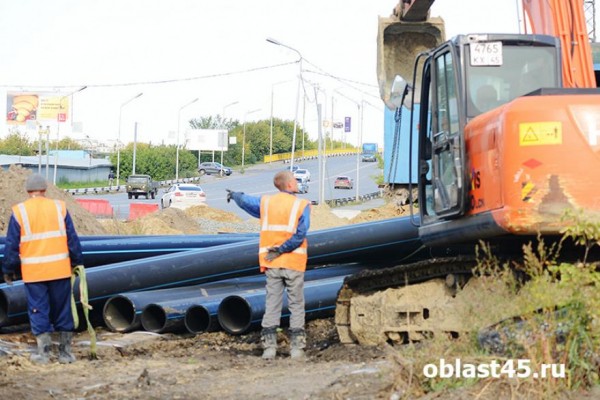 В Кургане заменили 10,3 км старых трубопроводов