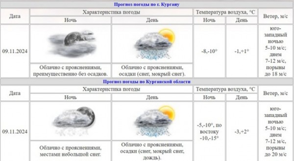 Курган накроет мокрым снегом. Скрин Курган накроет мокрым снегом. Скрин