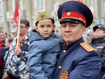 Офицеры регионального следственного управления приняли участие в шествии &laquo;Бессмертного полка&raquo;