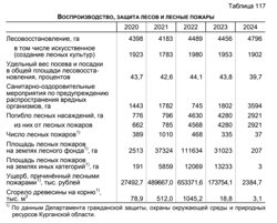 Ущерб от лесных пожаров в Курганской области за пять лет превысил 1,3 миллиарда рублей. Скрин