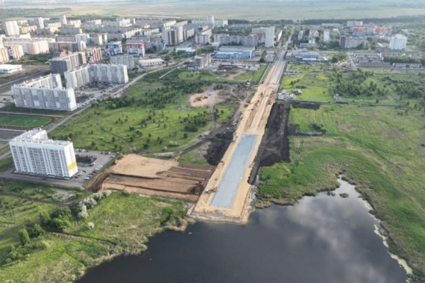 В курганском Заозёрном завершают ремонт новой дороги В курганском Заозёрном завершают ремонт новой дороги