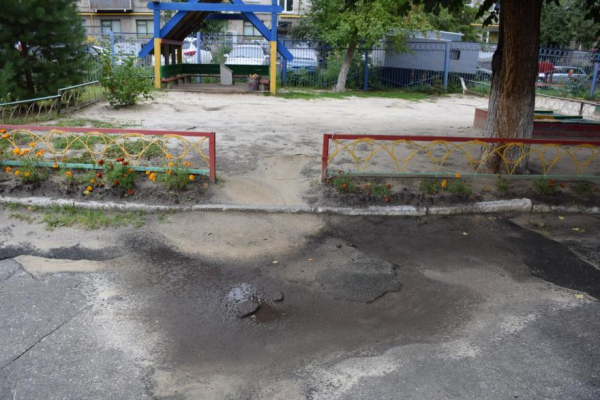 В нескольких детсадах Кургана просел грунт после ливней