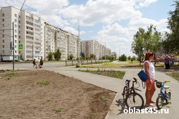 В Кургане в Заозёрном появится ещё один уютный сквер для отдыха