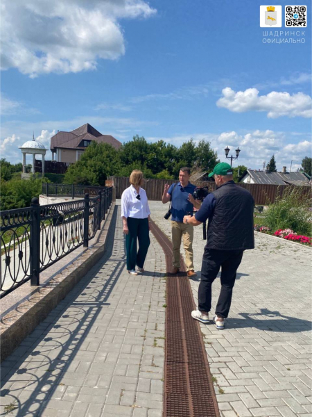 Московские журналисты снимают материал о Курганской области