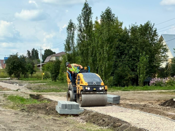 В Курганской области благоустраивают Новый посёлок 