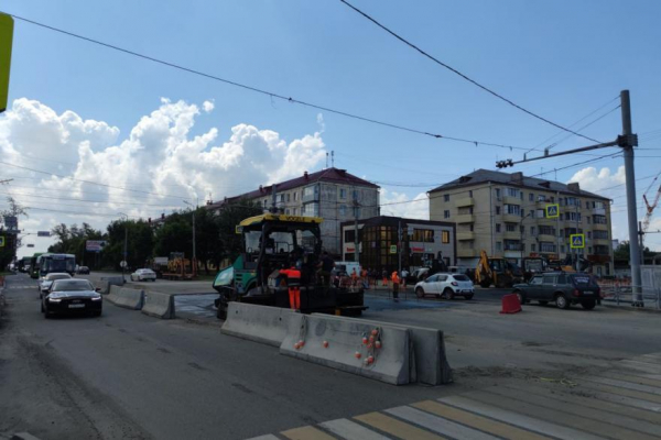 В Кургане на ночь закроют перекрёсток Дзержинского-Машиностроителей