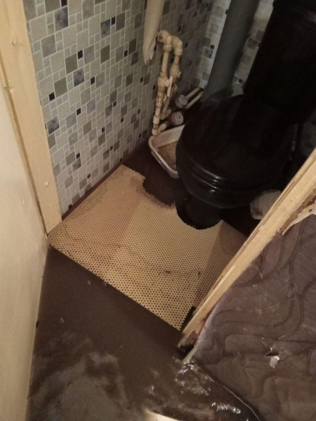 Курган сушат после ночного ливня