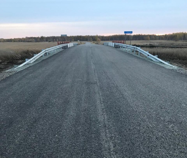 В Зауралье отремонтировали соединяющий шесть сёл мост