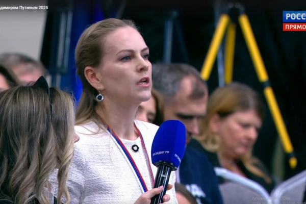 Журналистка из Кургана задала вопрос Путину