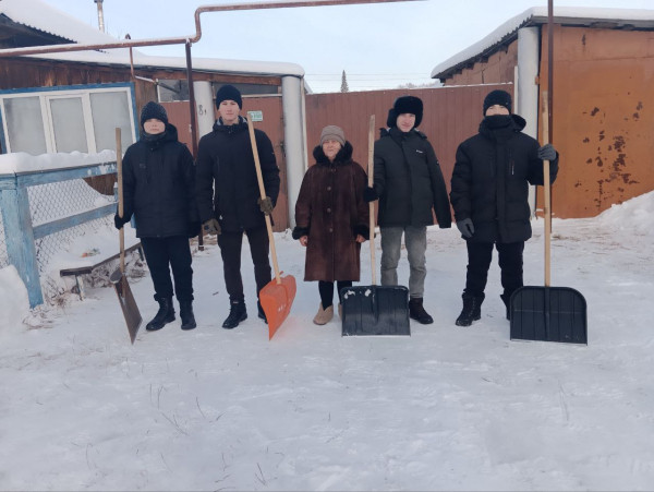 Дети в Курганской области вооружились лопатами и расчистили снег Дети в Курганской области вооружились лопатами и расчистили снег