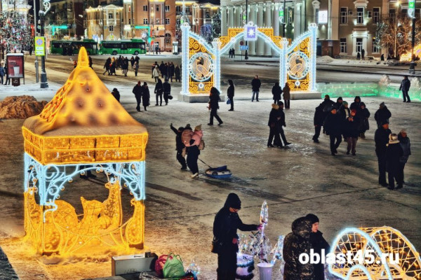 Новый год в Кургане: как его встретили горожане на площади Новый год в Кургане: как его встретили горожане на площади