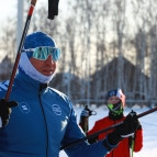 
											Олимпийский чемпион, заслуженный мастер спорта России по лыжным гонкам Александр Легков провел мастер-класс для юных курганских спортсменов									