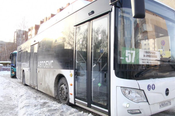 Гигант на колесах: по улицам Кургана курсирует тестовый автобус, удивляя горожан