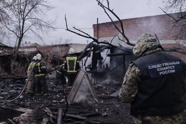В Шадринске во дворе многоквартирного дома сгорел мужчина