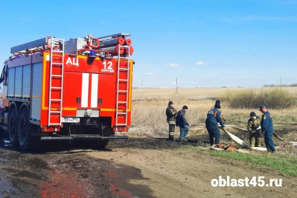 В Курганской области за последние сутки потушено 7 пожаров 