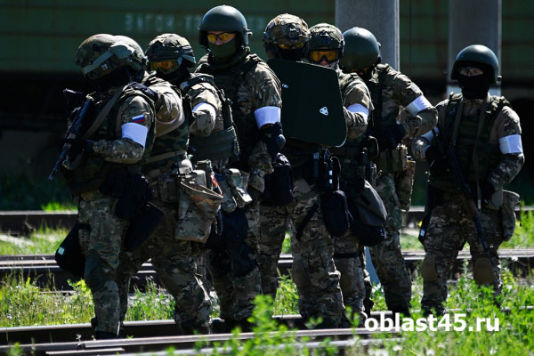Штурм вагона и пожар в цистерне: как в Кургане прошли учения ФСБ