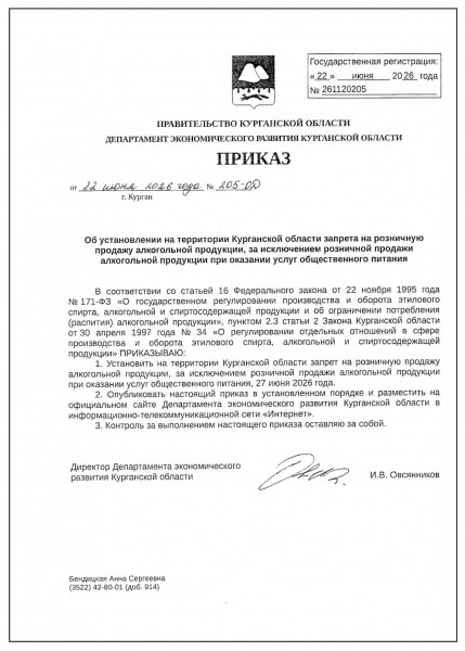 В Курганской области не будут продавать алкоголь в День молодёжи В Курганской области не будут продавать алкоголь в День молодёжи