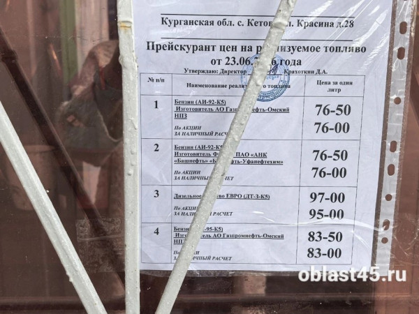 Очереди и новые ценники: что происходит на заправках в Курганской области после ограничения отпуска ГСМ