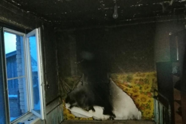 В Курганской области мужчина погиб в пожаре