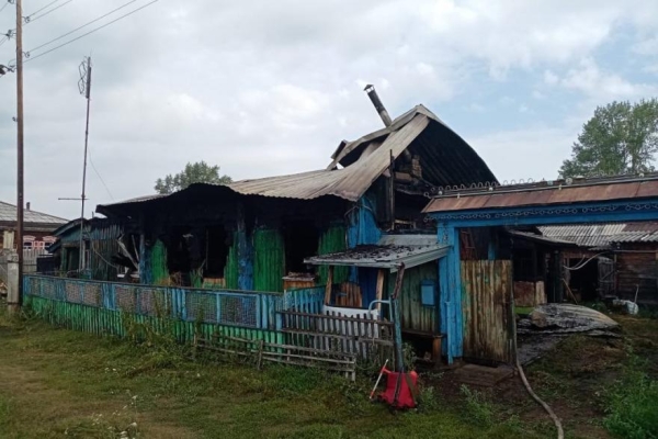 В деревне Курганской области мужчина нашёл свою смерть в огне
