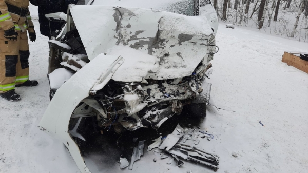 Авария на заснеженной трассе в Курганской области унесла две жизни Авария на заснеженной трассе в Курганской области унесла две жизни