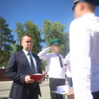Губернатор Вадим Шумков поздравил офицеров Курганского пограничного института ФСБ России с выпуском
Губернатор Вадим Шумков поздравил офицеров Курганского пограничного института ФСБ России с выпуском