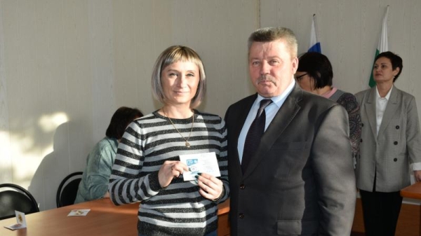 Торжественное награждение знаками отличия ГТО
