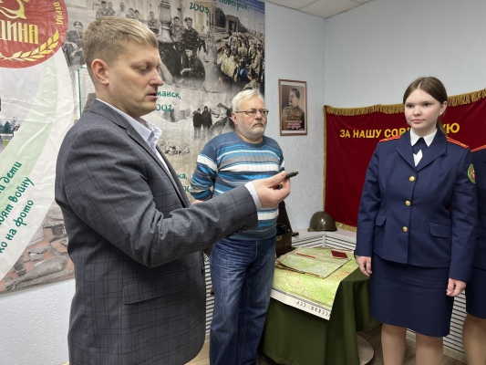 Кадеты СК России посетили музей поискового отряда «Родина» Кадеты СК России посетили музей поискового отряда «Родина»