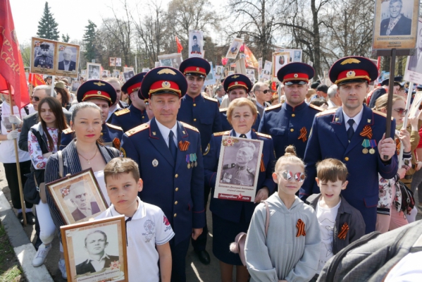 Председатель СК России и сотрудники ведомства приняли участие в шествии &laquo;Бессмертного полка&raquo;