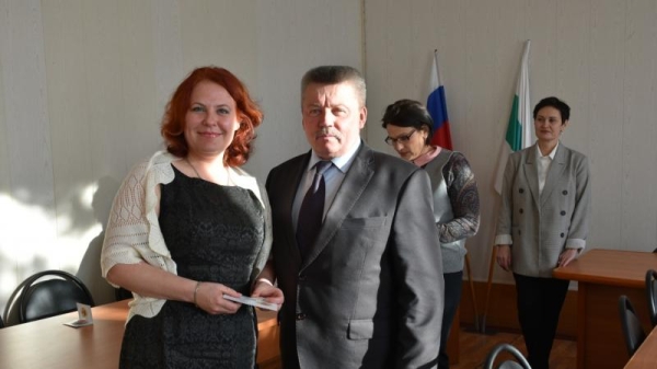 Торжественное награждение знаками отличия ГТО